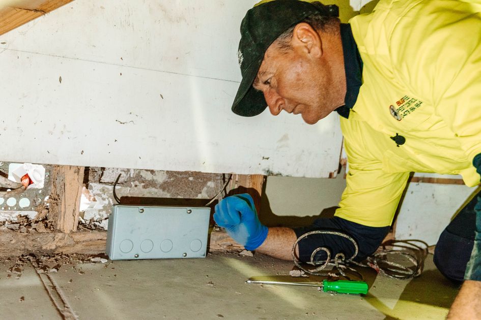 BugFree technician termite subfloor inspection Melbourne